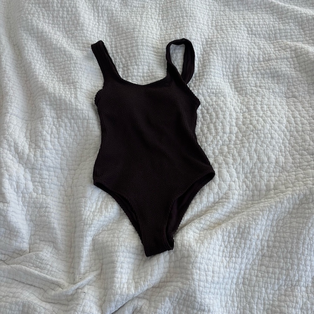 H&M brown One Piece Swimsuit Small